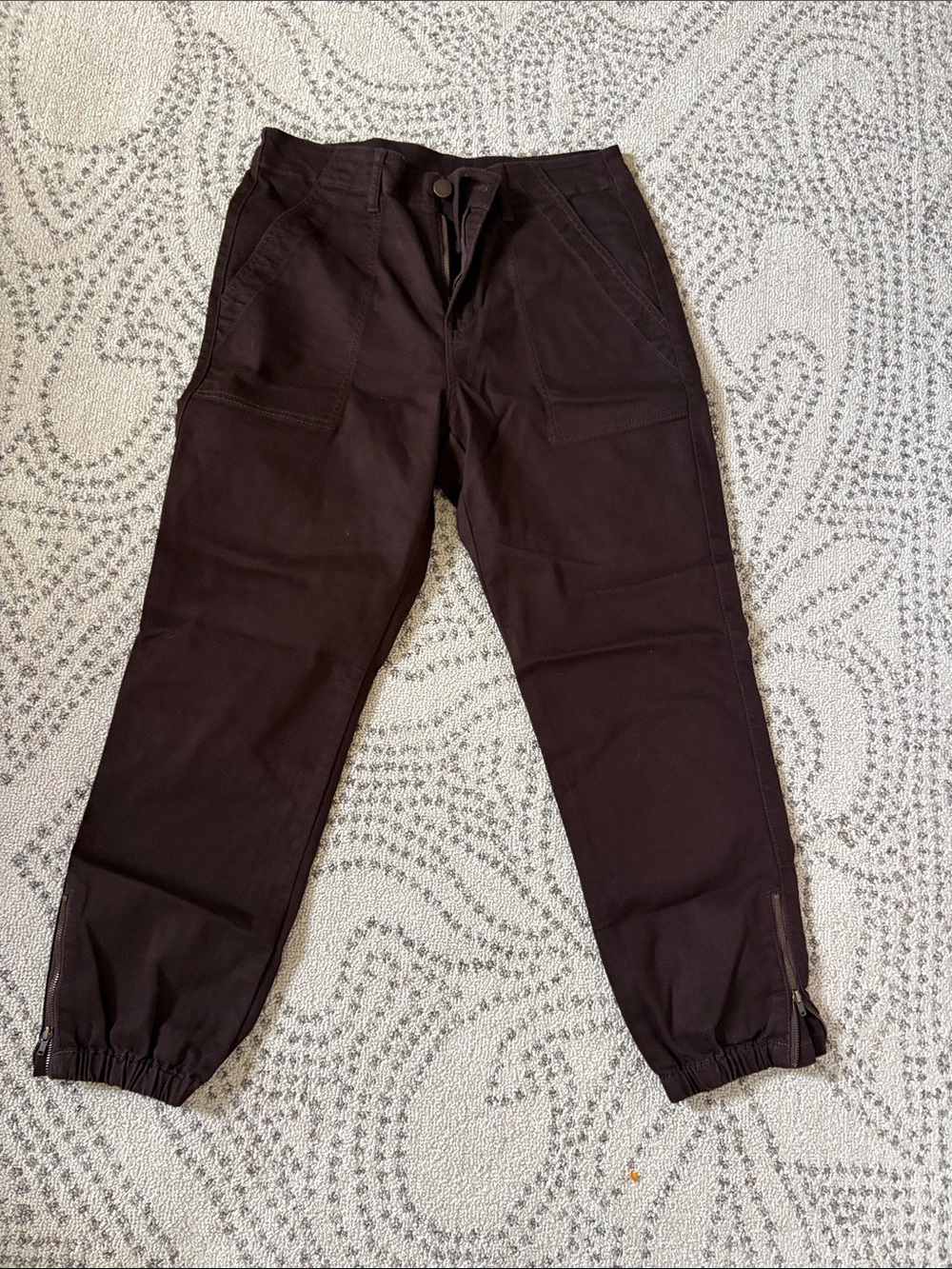CAbi Women's Dark Brown Track Jogger Pants